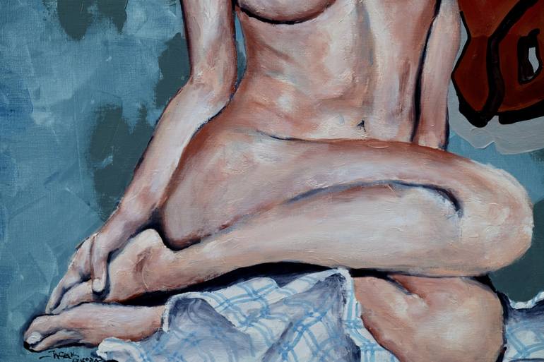 Original Figurative Nude Painting by Jacek Sikora