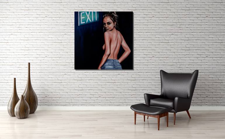 Original Figurative Nude Painting by Jacek Sikora