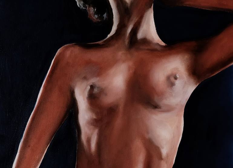 Original Figurative Nude Painting by Jacek Sikora