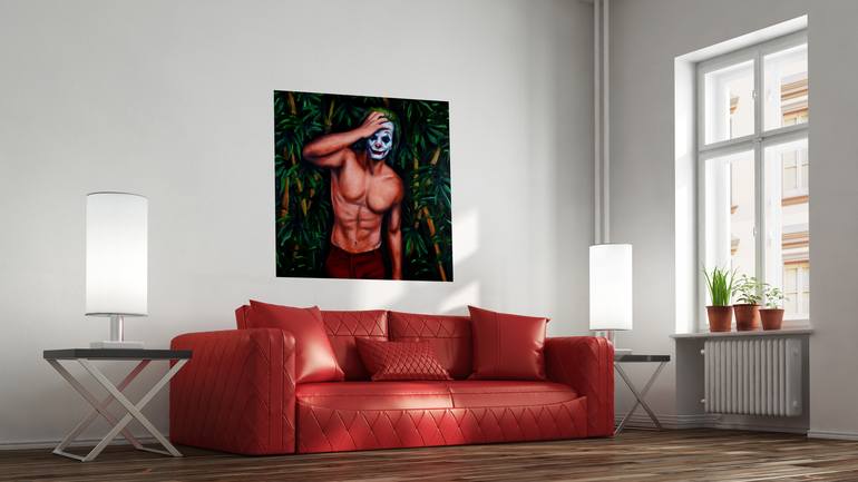 Original Figurative Men Painting by Jacek Sikora