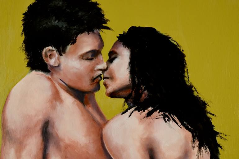 Original Figurative Erotic Painting by Jacek Sikora