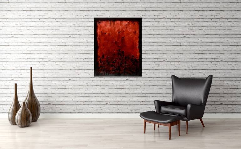 Original Conceptual Abstract Painting by Jacek Sikora