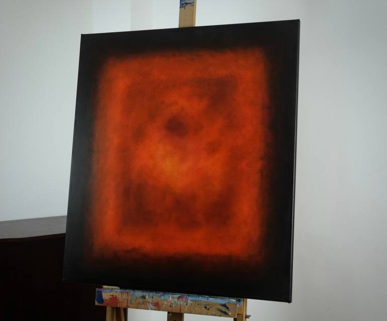 Original Abstract Expressionism Abstract Painting by Jacek Sikora