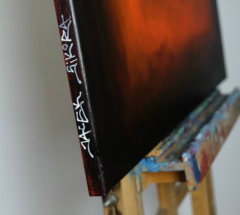 Original Abstract Expressionism Abstract Painting by Jacek Sikora
