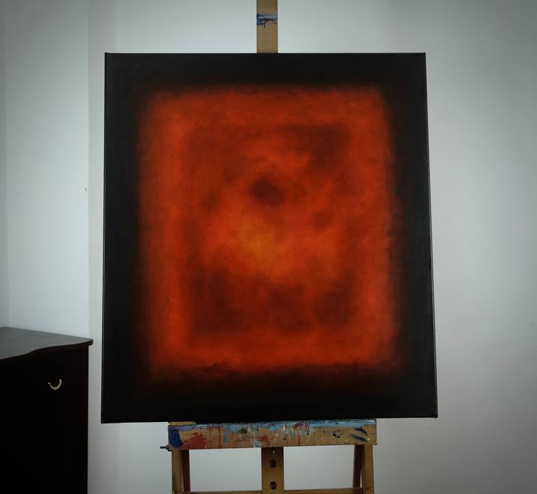 Original Abstract Expressionism Abstract Painting by Jacek Sikora