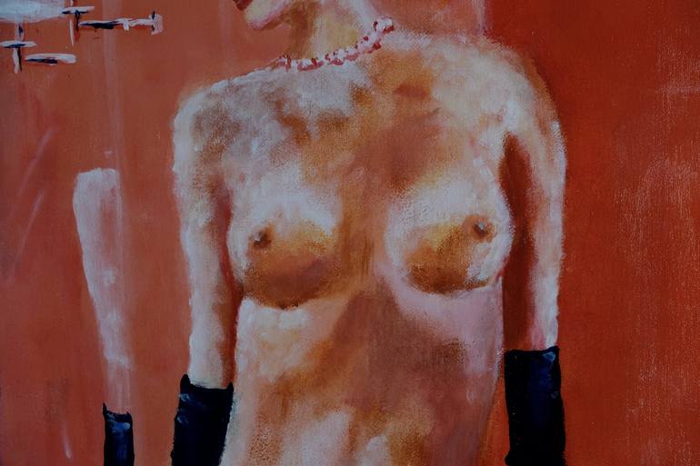 Original Figurative Nude Painting by Jacek Sikora