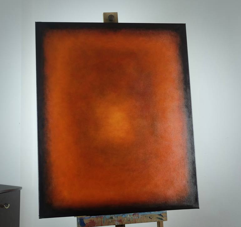 Original Minimalism Abstract Painting by Jacek Sikora
