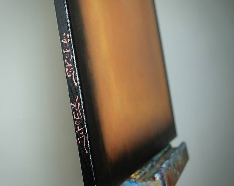 Original Minimalism Abstract Painting by Jacek Sikora