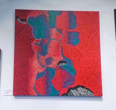 Original Abstract Printmaking by Jouanne Roberson