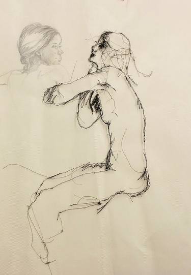 Original Conceptual People Drawings by Bernie Leahy