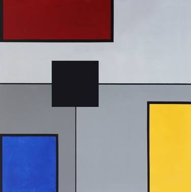 Original Art Deco Abstract Paintings by Hector Gonzalez