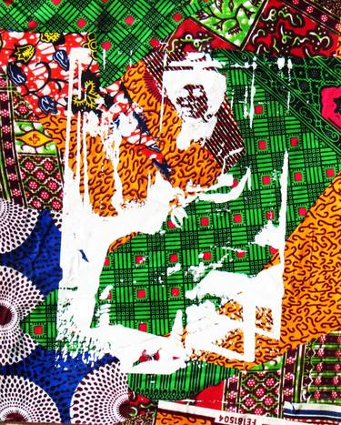 Print of Abstract Expressionism Culture Collage by ALBERT NII NORTEY DOWUONA