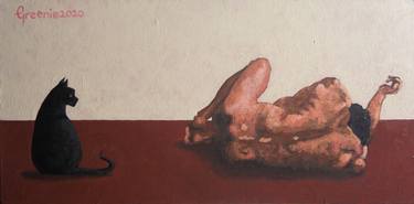 Original Figurative Nude Paintings by Andy Greenaway