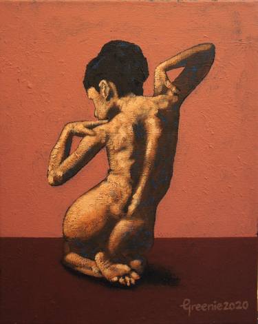 Original Nude Painting by Andy Greenaway