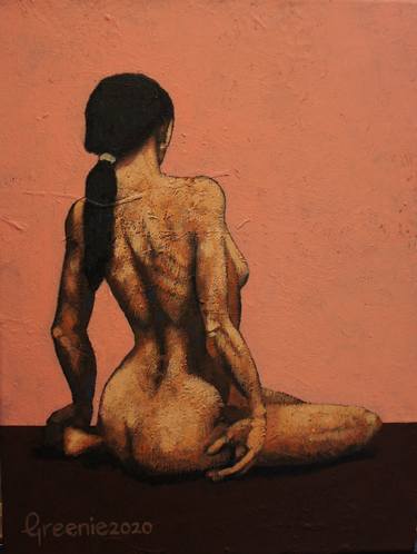 Original Nude Painting by Andy Greenaway