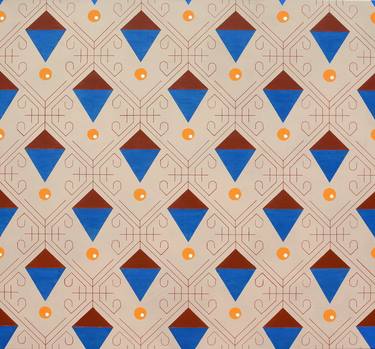 Print of Geometric Paintings by Adrian Sinescu