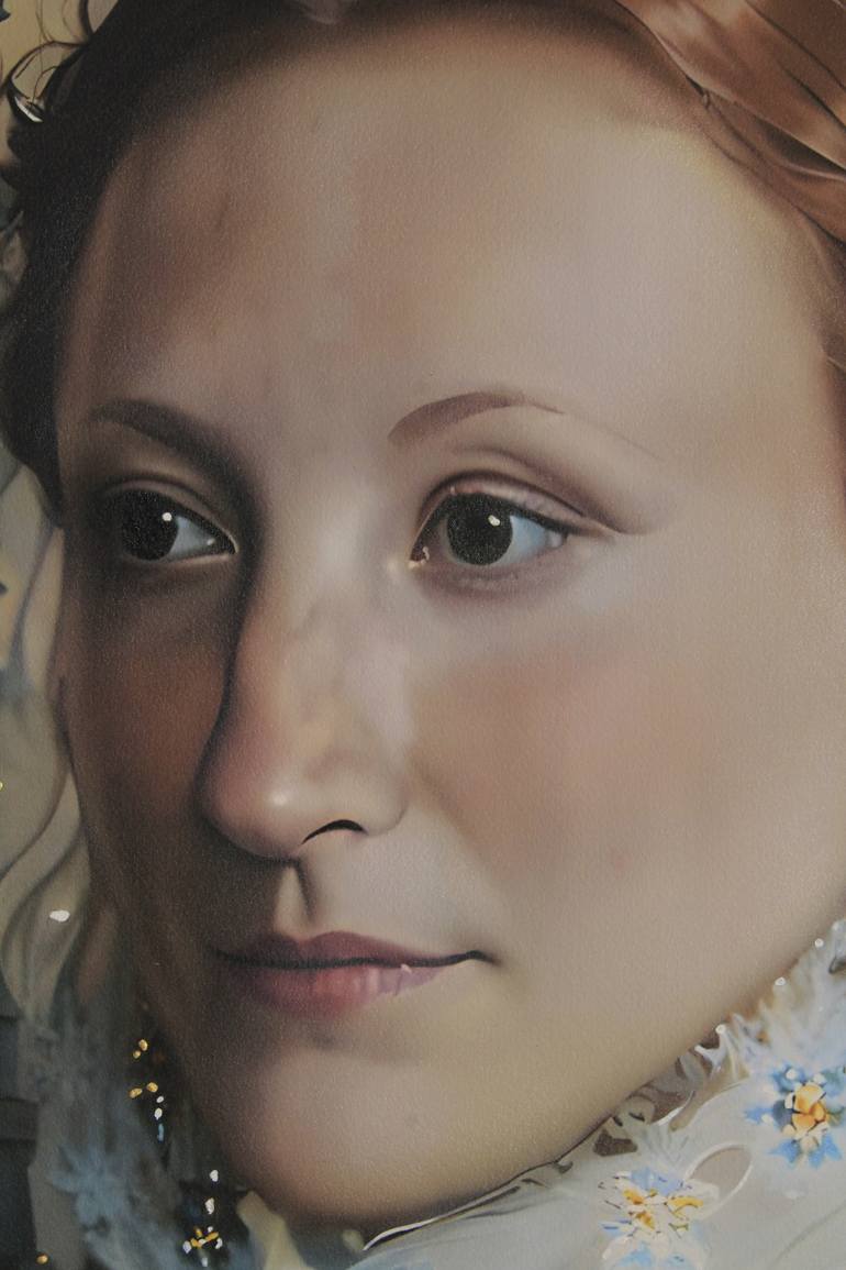 Original Portraiture Abstract Painting by Eric Buechel