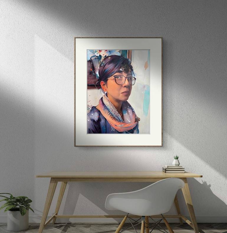 Original Figurative Women Painting by Eric Buechel