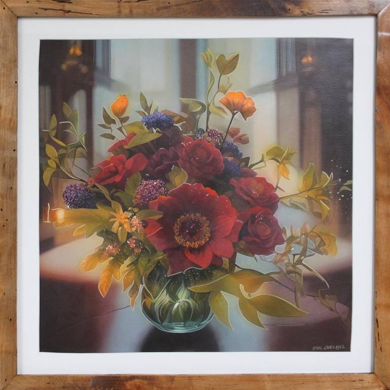 Original Realism Floral Painting by Eric Buechel