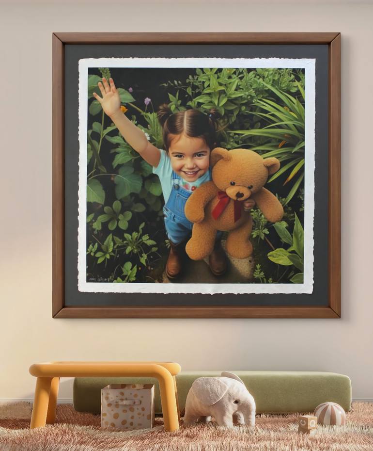 Original Realism Children Painting by Eric Buechel