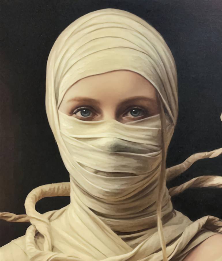 Original Realism People Painting by Eric Buechel
