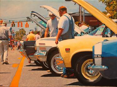 Print of Automobile Paintings by Eric Buechel