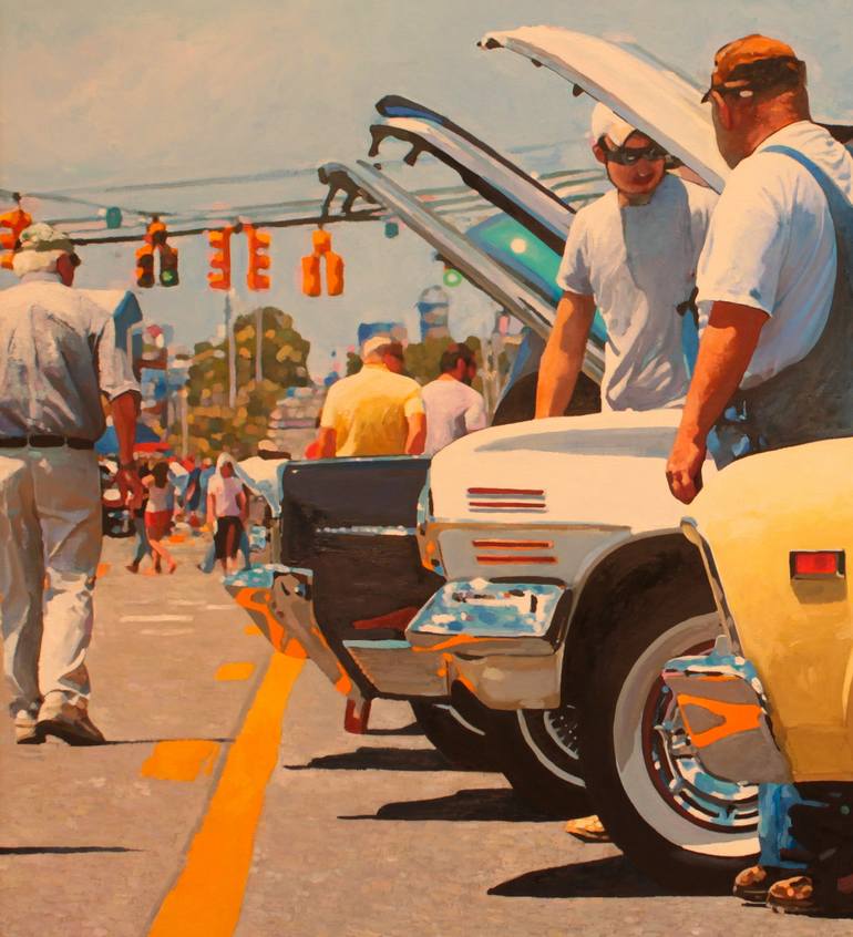 Original Realism Automobile Painting by Eric Buechel