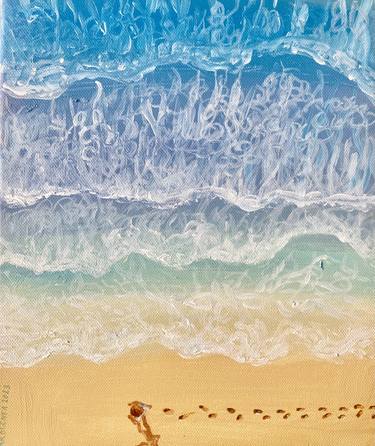 Print of Conceptual Seascape Paintings by Alexandra Krasuska