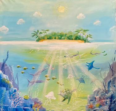 Original Impressionism Seascape Paintings by Alexandra Krasuska