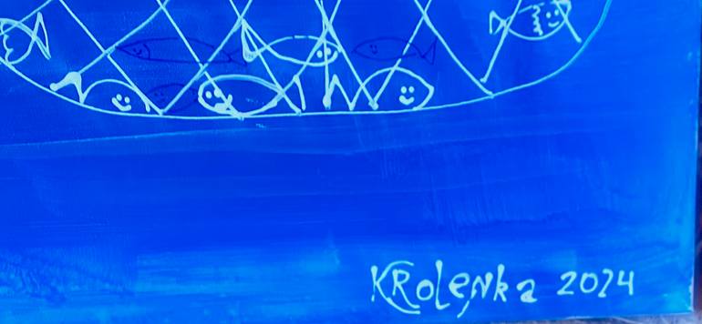 Original Impressionism Seascape Painting by Alexandra Krasuska