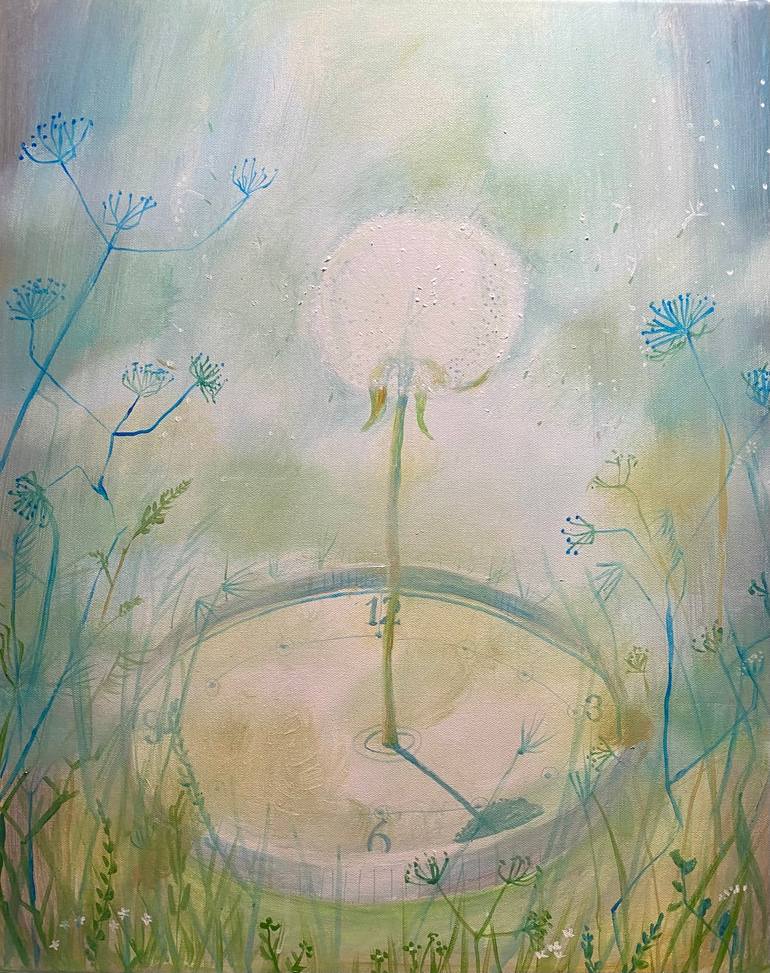 Original Conceptual People Painting by Alexandra Krasuska