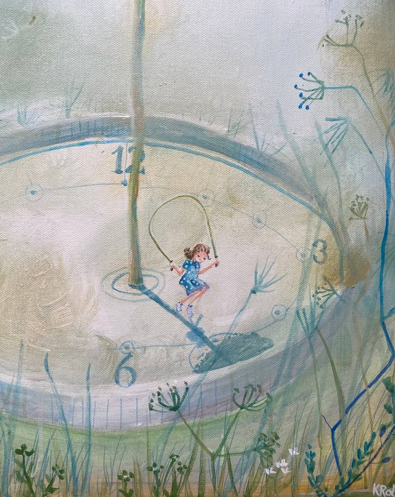 Original Conceptual People Painting by Alexandra Krasuska
