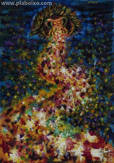 Original Surrealism Fantasy Painting by Pere LluíS Plaboixó