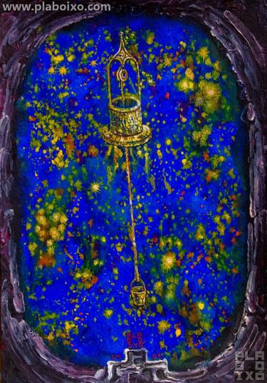 Original Dada Fantasy Painting by Pere LluíS Plaboixó
