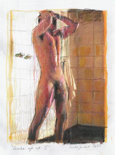 Original Erotic Mixed Media by Will Joubert