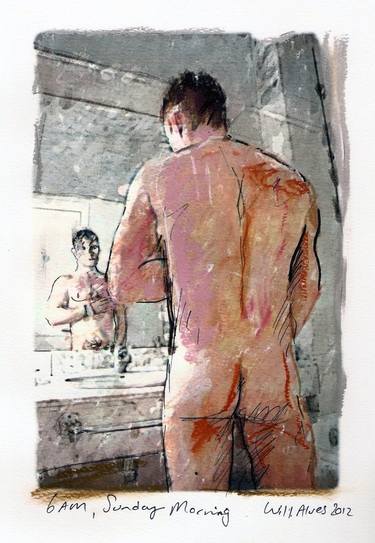 Print of Illustration Nude Paintings by Will Joubert