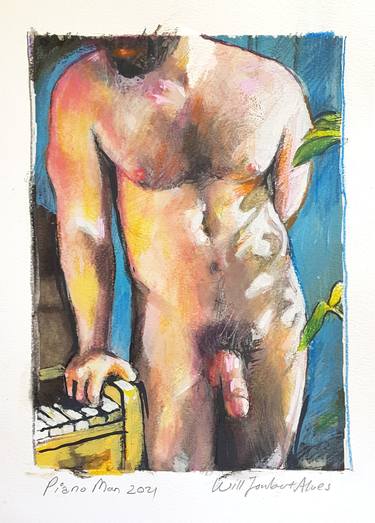 Print of Expressionism Nude Paintings by Will Joubert