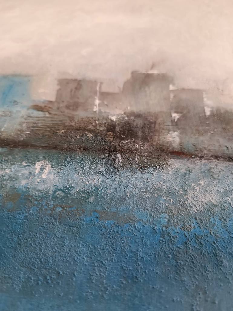 Original Minimalism Abstract Painting by Helena Cambeiro