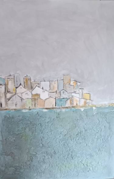 Original Minimalism Abstract Painting by Helena Cambeiro