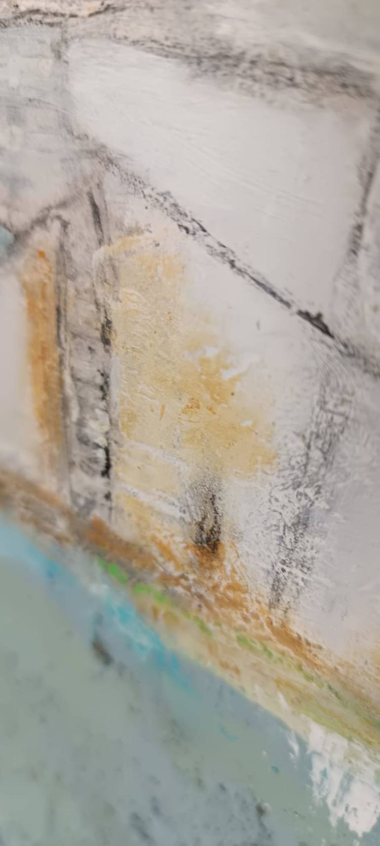 Original Minimalism Abstract Painting by Helena Cambeiro