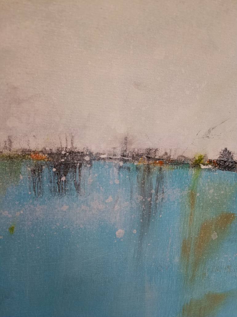 Original Minimalism Abstract Painting by Helena Cambeiro