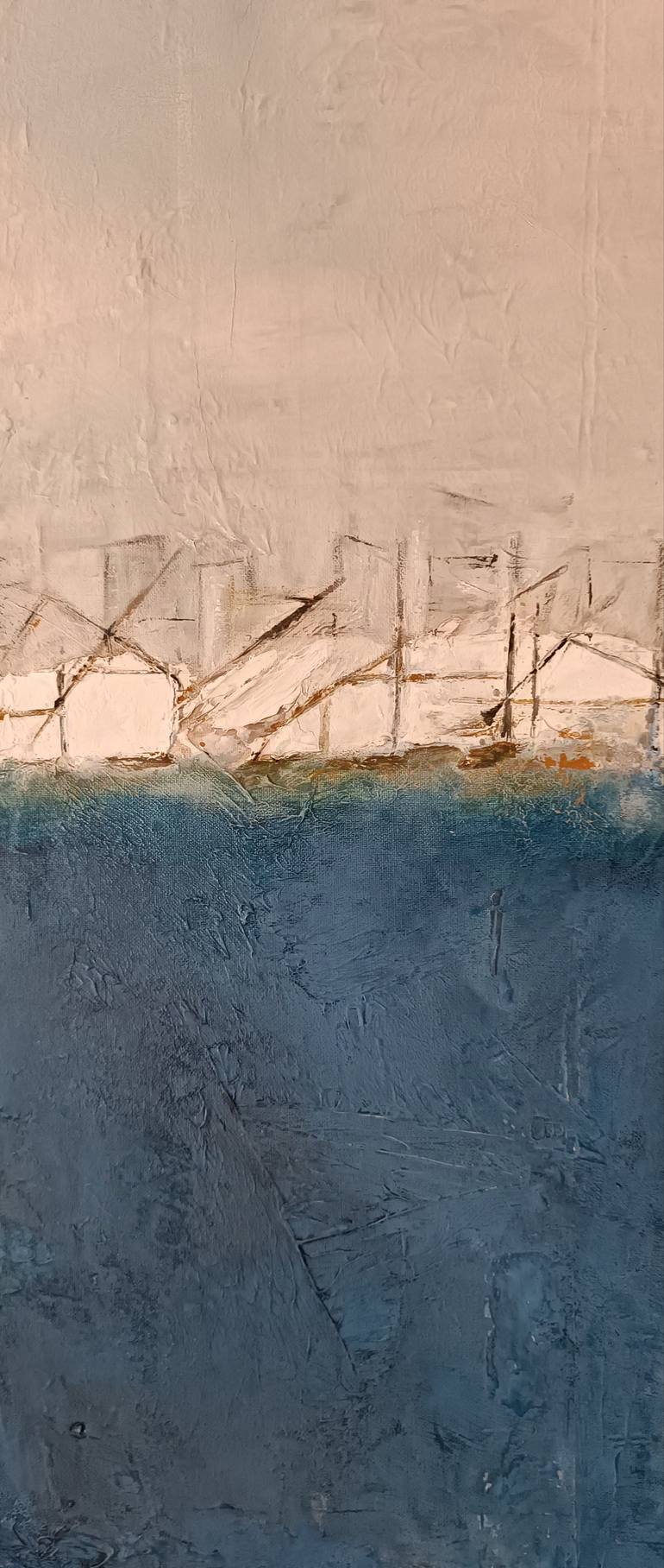 Original Abstract Landscape Painting by Helena Cambeiro