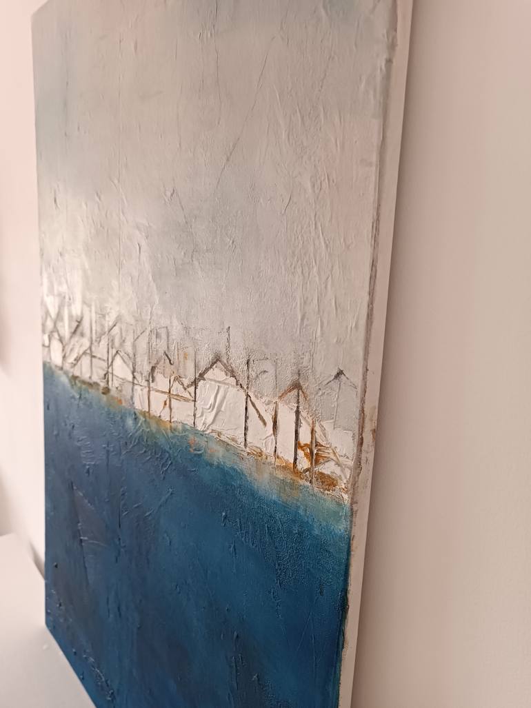 Original Abstract Landscape Painting by Helena Cambeiro