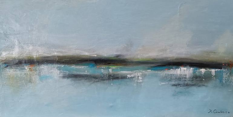 Original Abstract Landscape Paintings by Helena Cambeiro