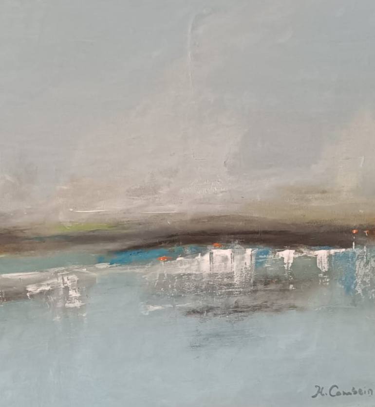 Original Abstract Landscape Painting by Helena Cambeiro