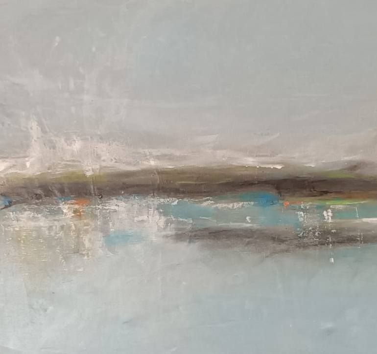 Original Abstract Landscape Painting by Helena Cambeiro