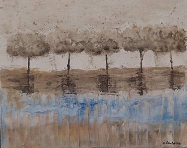 Original Abstract Landscape Paintings by Helena Cambeiro