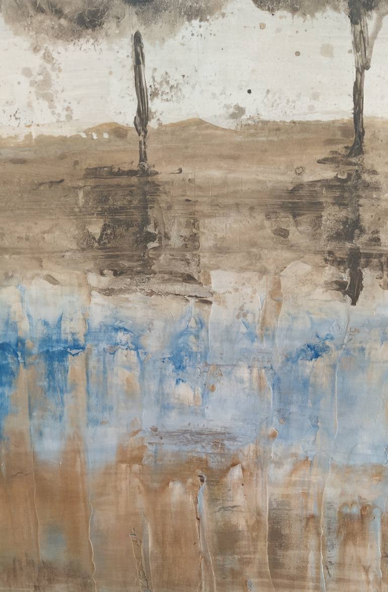 Original Abstract Landscape Painting by Helena Cambeiro