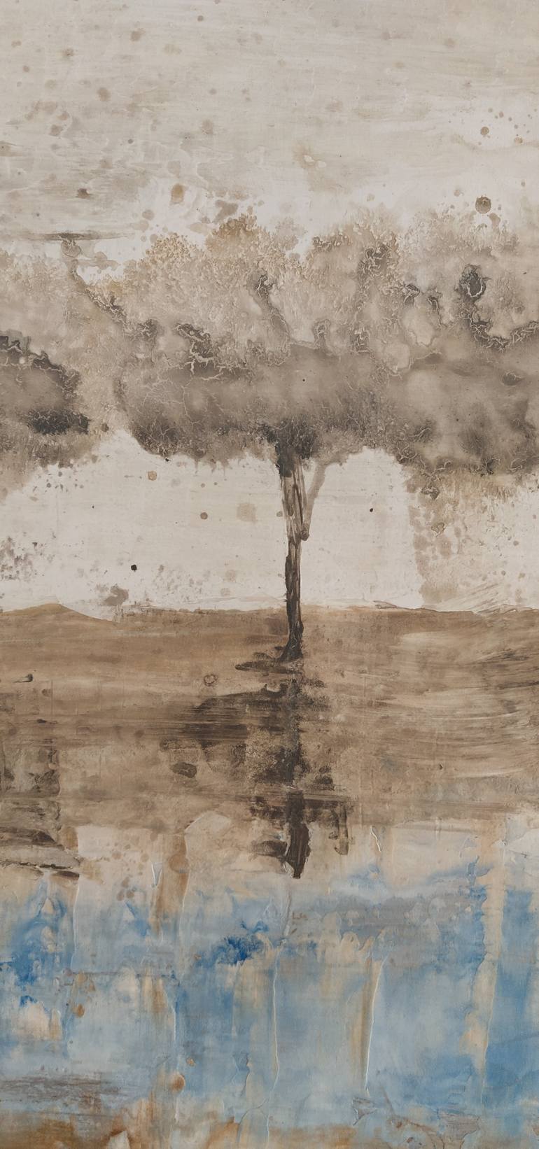 Original Abstract Landscape Painting by Helena Cambeiro