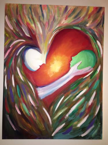 Original Abstract Love Paintings by Marci Muro